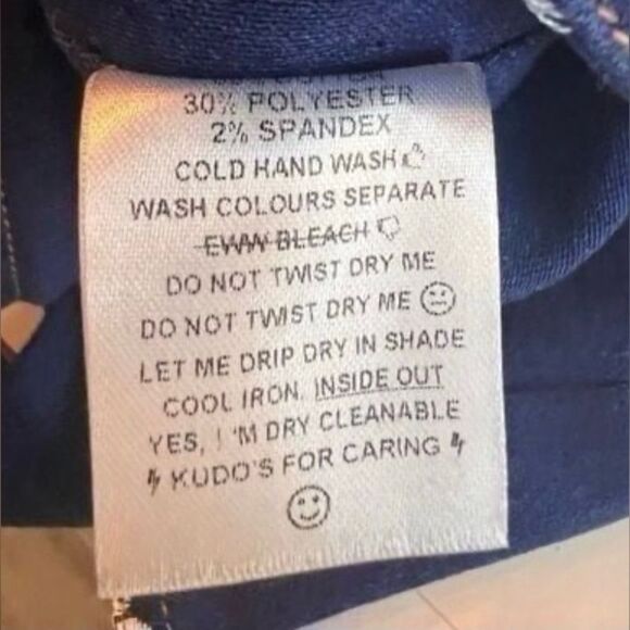 Beginning Boutique Crop Top Denim Sz 12 Daisy Buttons Spaghetti Straps NWT - Picture 7 of 7